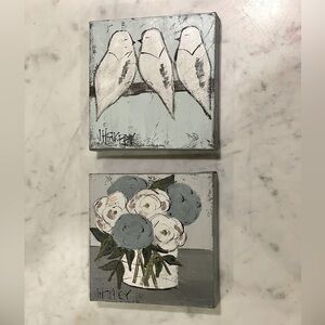 Original Oil Canvas Paintings Set